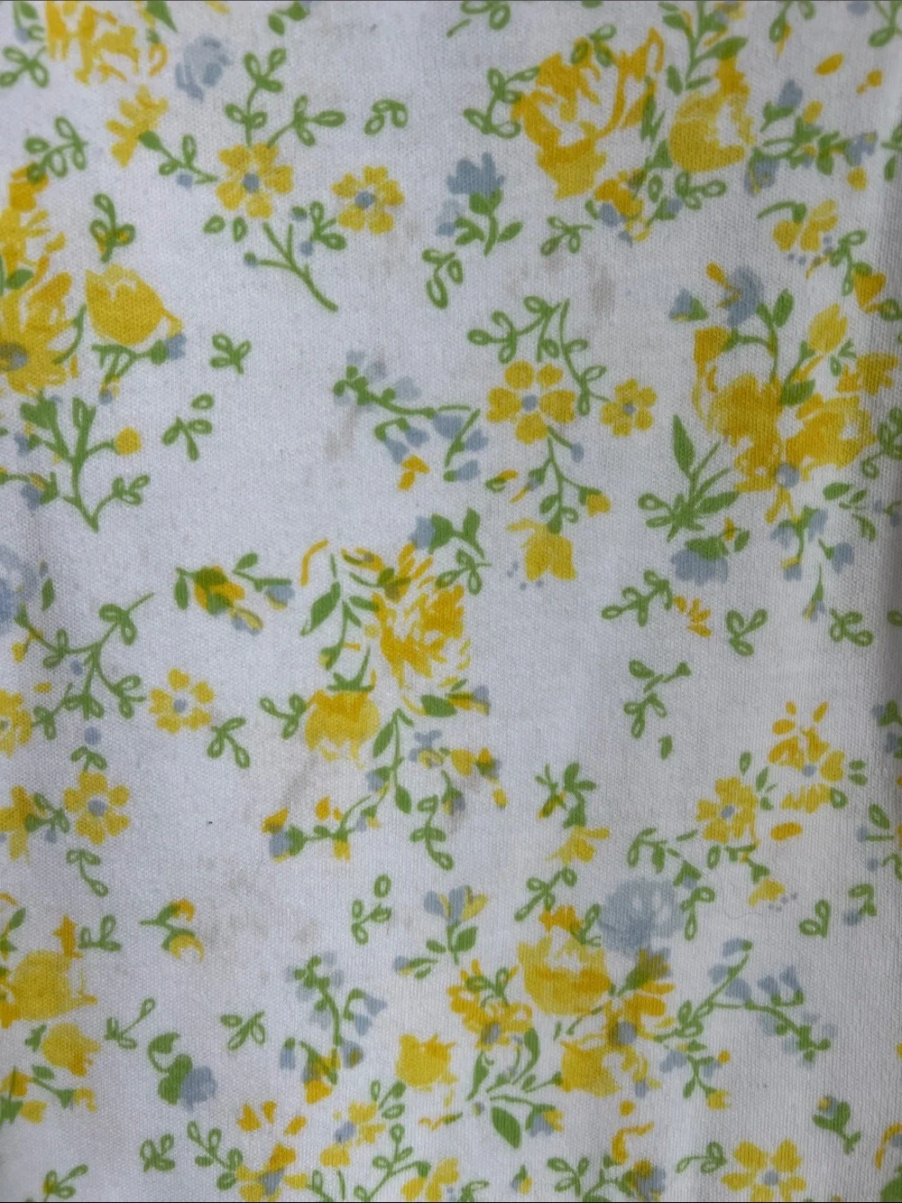 Laura Ashley | White and Yellow Floral Baby Onesie Bodysuit Size 3-6 Months